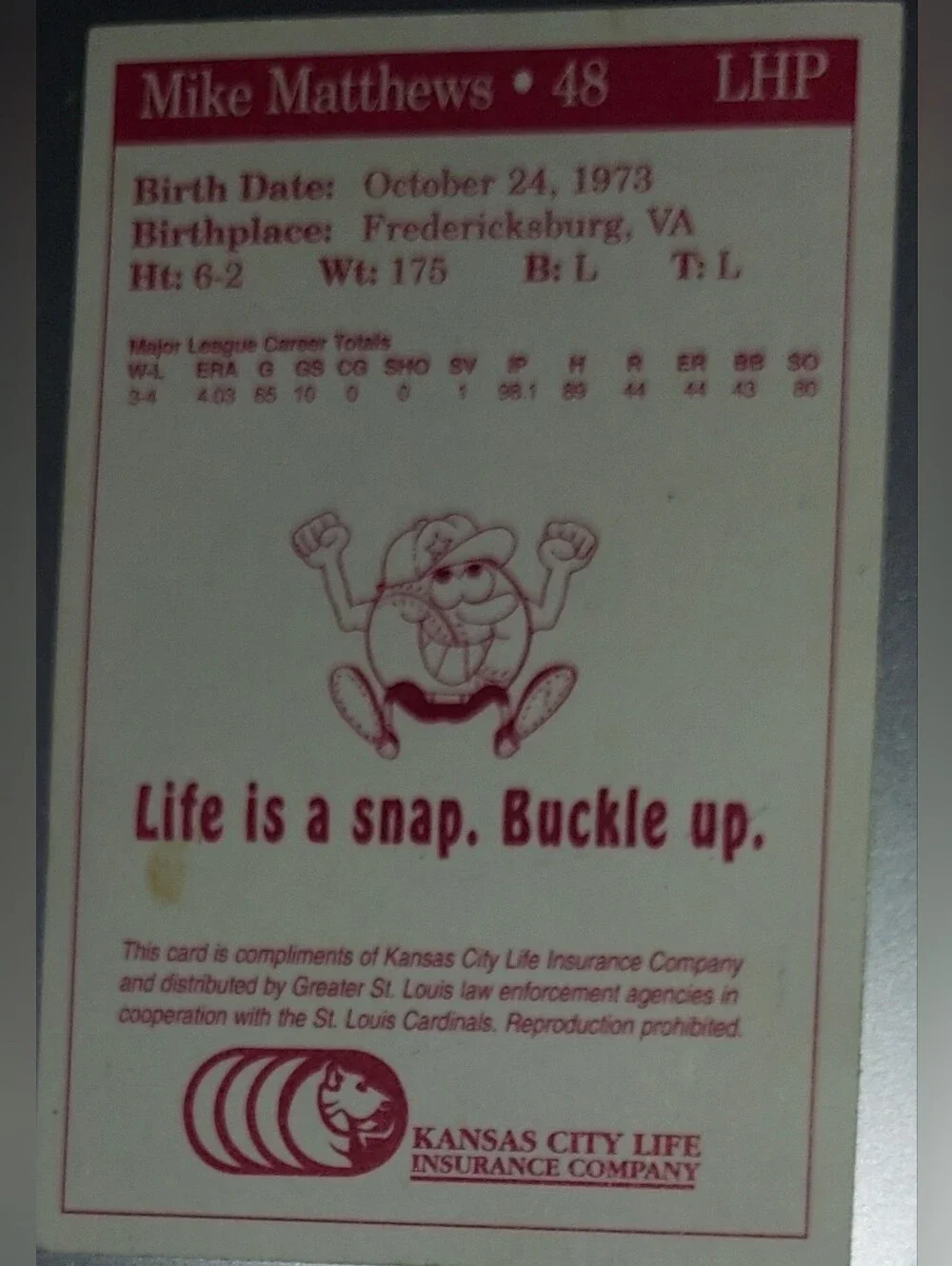 St. Louis Cardinals Baseball Cards